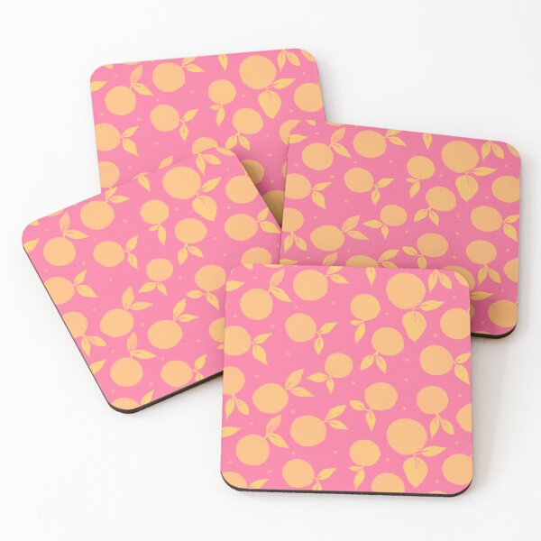 Item preview, Tangerine pattern - hot pink and yellow designed and sold by wackapacka.
