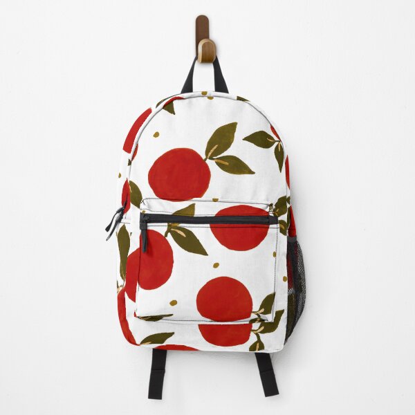 Item preview, Tangerine pattern - red and olive designed and sold by wackapacka.