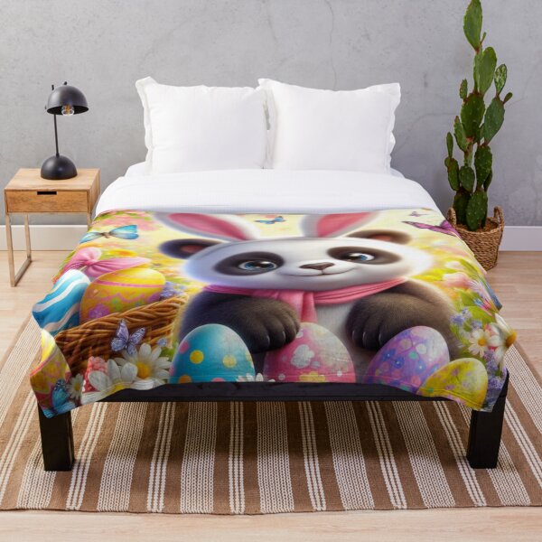 Artikelvorschau, Osterpanda entworfen und verkauft von Rob5Designs.