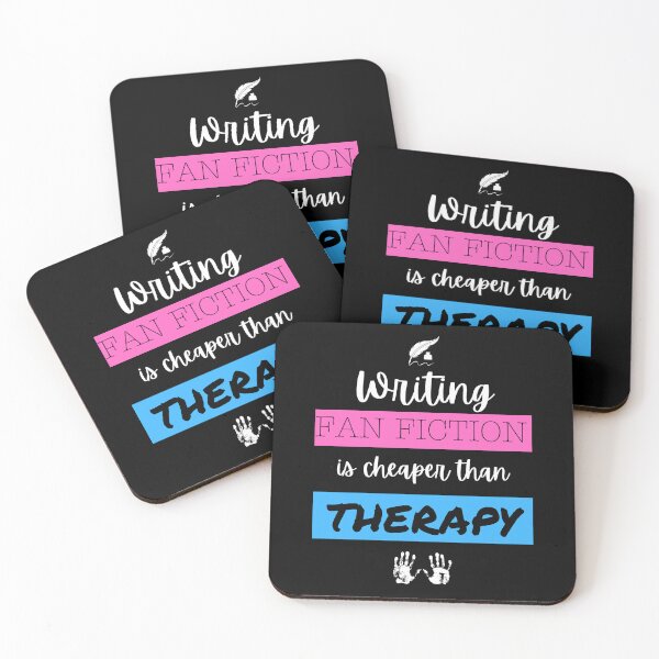Item preview, Writing Fan Fiction is Cheaper Than Therapy designed and sold by NiftyTees.