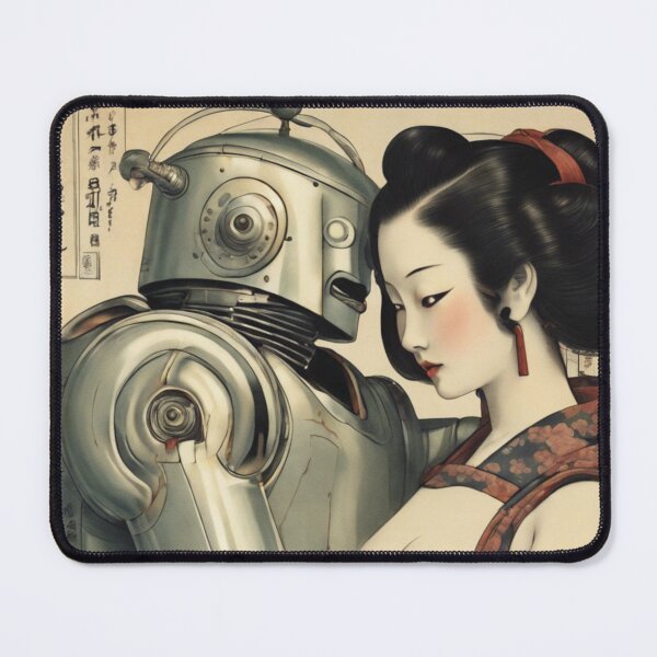Item preview, Robot Shunga Erotic Art Imitation | #58 designed and sold by NickWhittleArt.