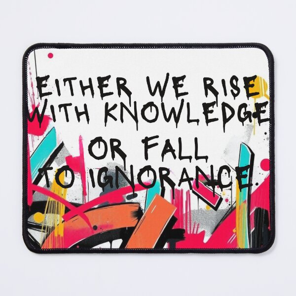 Item preview, Rise with Knowledge – Graffiti Wisdom designed and sold by SparkyBamBam.