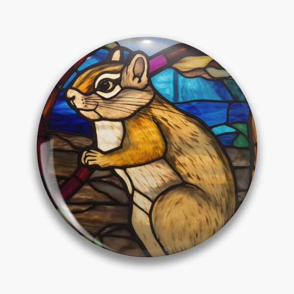 Item preview, Squirrel in Stained Glass designed and sold by RedHandedOD.