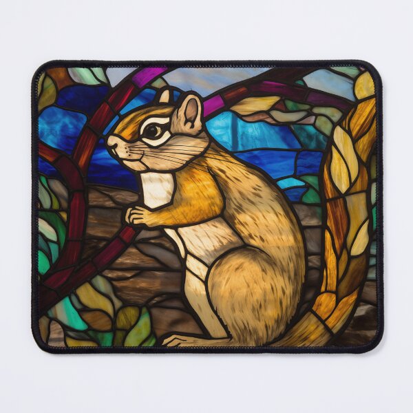 Item preview, Squirrel in Stained Glass designed and sold by RedHandedOD.