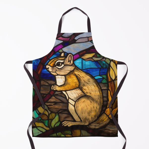 Item preview, Squirrel in Stained Glass designed and sold by RedHandedOD.