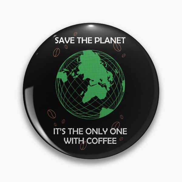 Item preview, Coffee lovers | Save the Planet | Sustainable | Funny print. designed and sold by OneEyedCap.