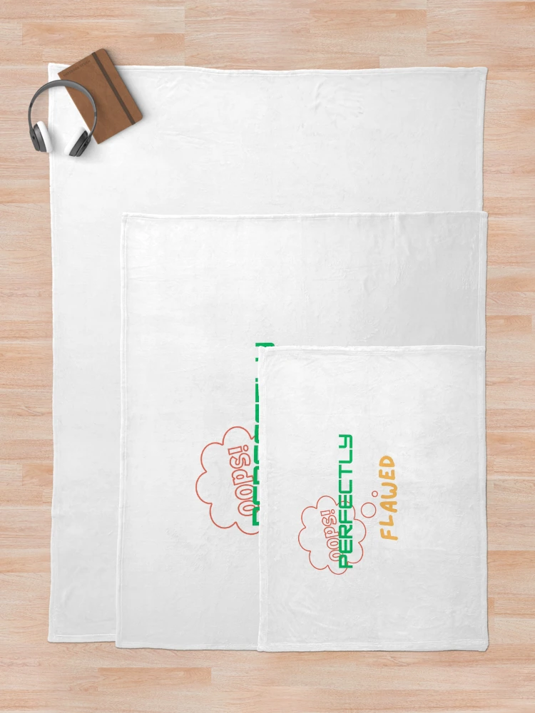 Thumbnail 5 of 6, Throw Blanket, Perfectly flawed designed and sold by Monem-RASH.