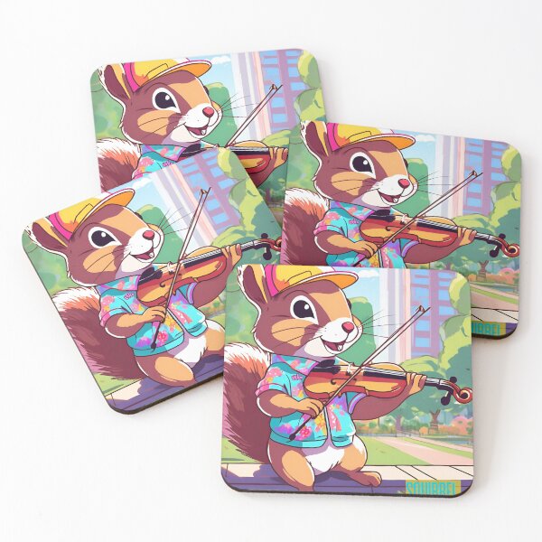 Item preview, Squirrel explores the world of musical animal art  designed and sold by TITKO .