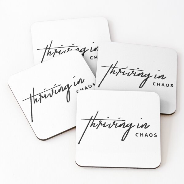 Item preview, Thriving in Chaos – A Relatable Quote for Everyday Life designed and sold by ReggieDior.