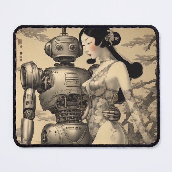 Item preview, Robot Shunga Hybrid Imitation Japanese Erotica #59 designed and sold by NickWhittleArt.
