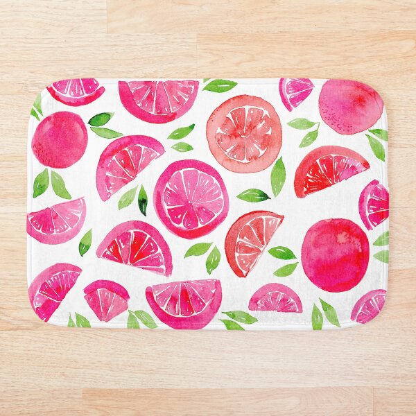 Aperçu de l'œuvre Pamplemousse aquarelle - rose créée et vendue par wackapacka.