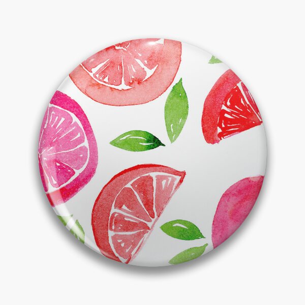Item preview, Watercolor grapefruit - pink designed and sold by wackapacka.
