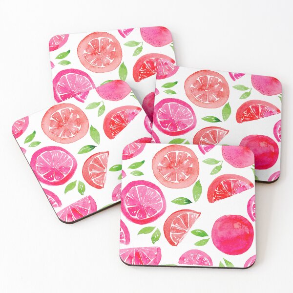 Item preview, Watercolor grapefruit - pink designed and sold by wackapacka.