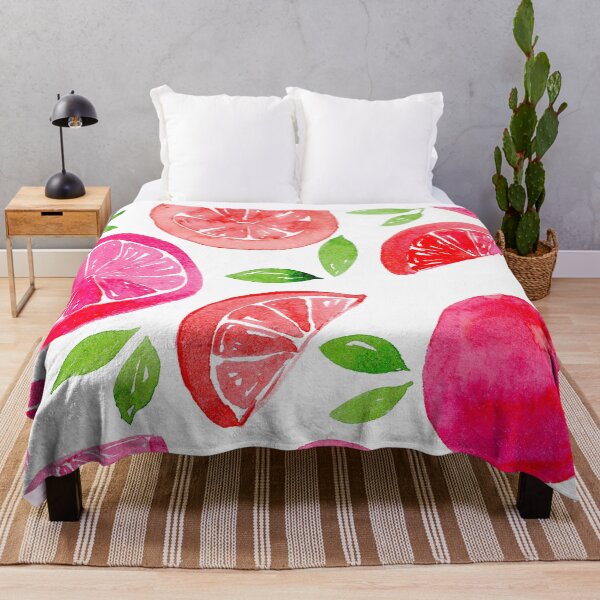 Item preview, Watercolor grapefruit - pink designed and sold by wackapacka.
