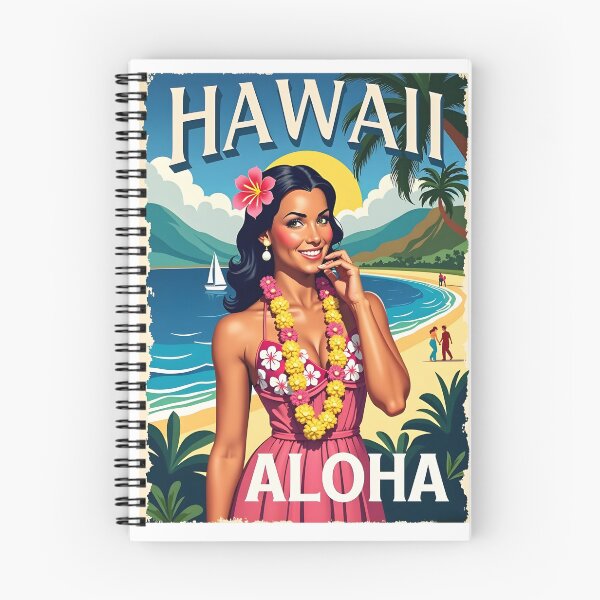 Item preview, Diseño retro clásico vintage de Aloha Hawaii designed and sold by GoodOldVintage.