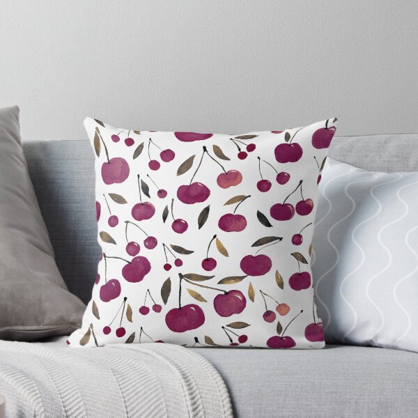 Item preview, Cerezas amargas de acuarela - burdeos designed and sold by wackapacka.