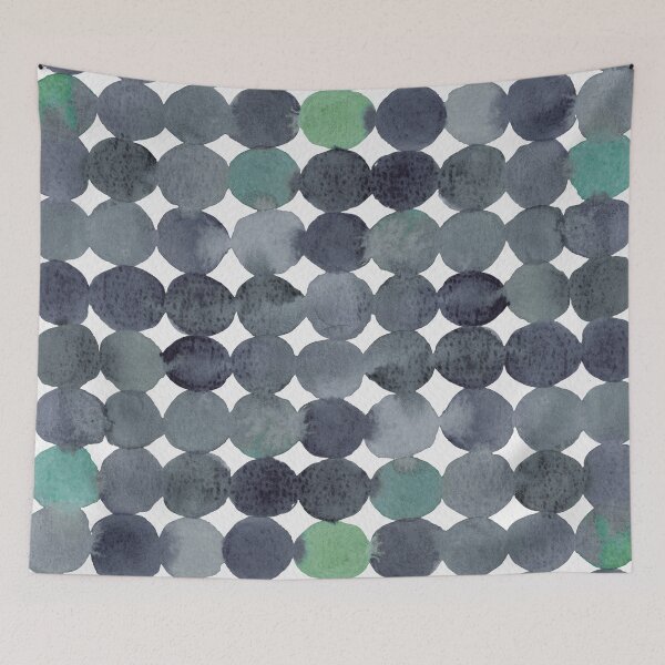 Item preview, Dots pattern - grey and green designed and sold by wackapacka.