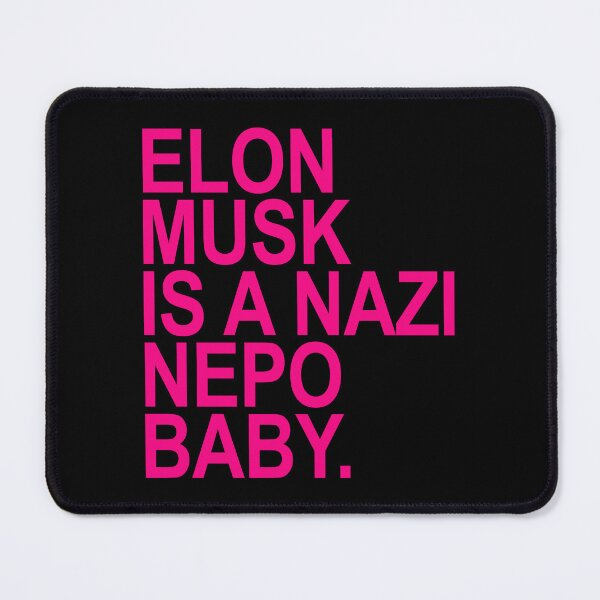 Item preview, Elon Musk is a Nazi nepo baby - Ayanna Pressley (hot pink) designed and sold by Thelittlelord.