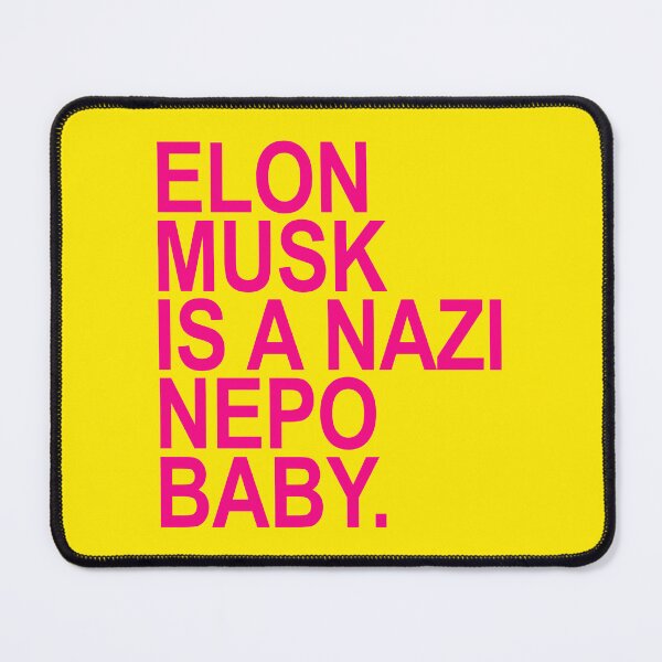 Item preview, Elon Musk is a Nazi nepo baby - Ayanna Pressley (hot pink 2) designed and sold by Thelittlelord.