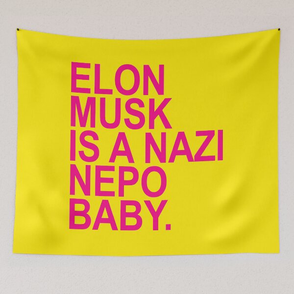 Item preview, Elon Musk is a Nazi nepo baby - Ayanna Pressley (hot pink 2) designed and sold by Thelittlelord.