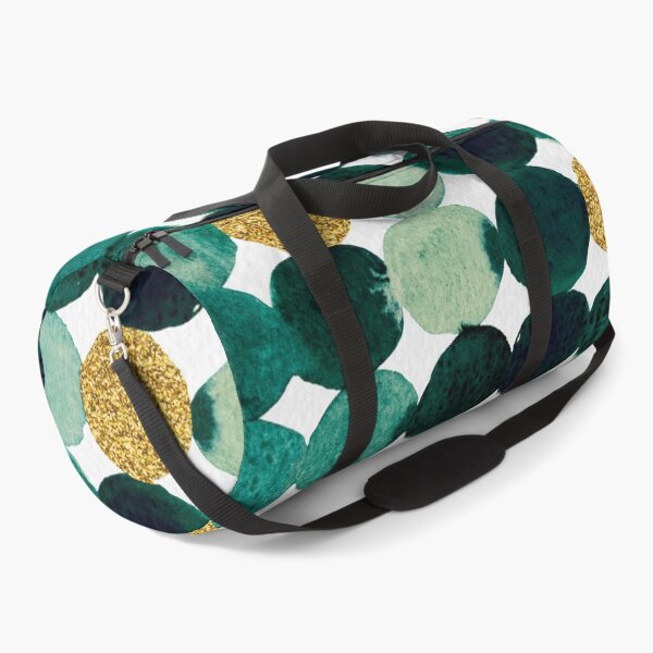 Item preview, Dots pattern - emerald green and gold designed and sold by wackapacka.