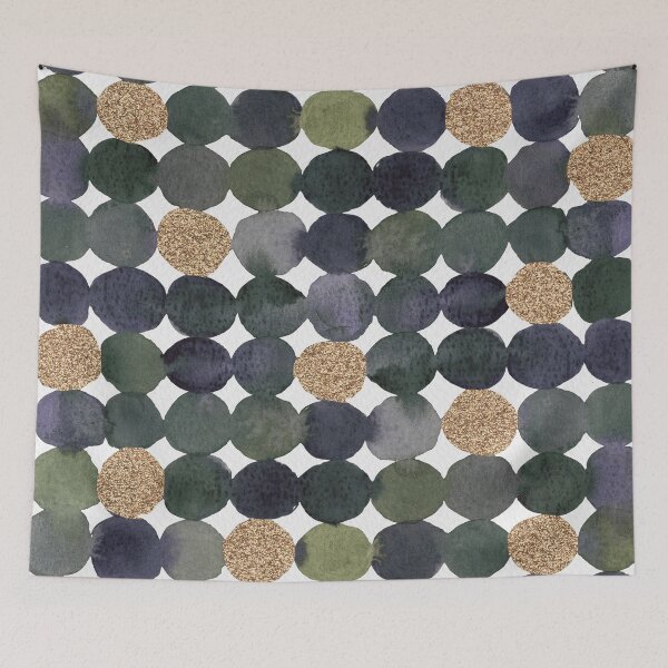 Item preview, Dots pattern - kaki and copper designed and sold by wackapacka.