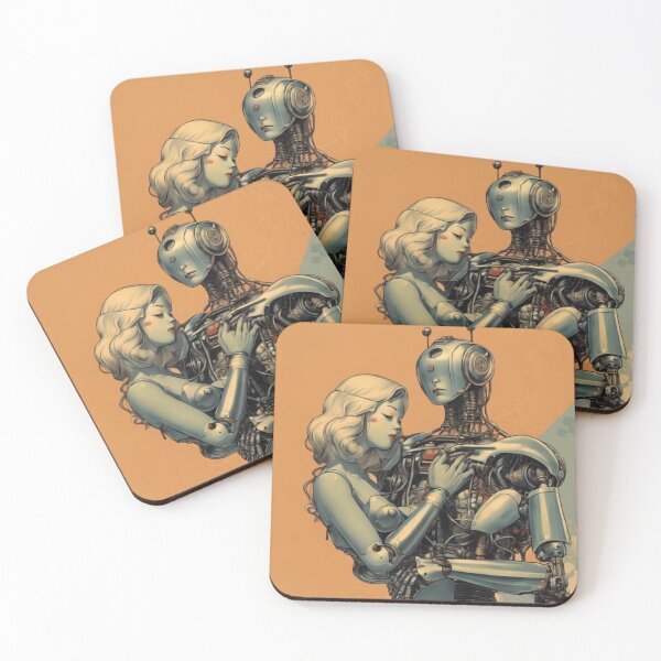 Item preview, Robot Shunga Erotic Art Hybrid Imitation | #60 designed and sold by NickWhittleArt.