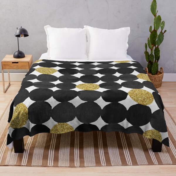 Item preview, Dots pattern - black and gold designed and sold by wackapacka.