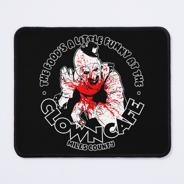 Item preview, Drop On By The Clown Cafe (Black Text) designed and sold by Bolt from the Blue.