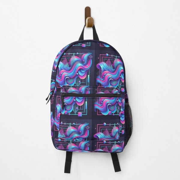 Item preview, Neon Waves of Digital Symphony designed and sold by T-Shirt-Group.