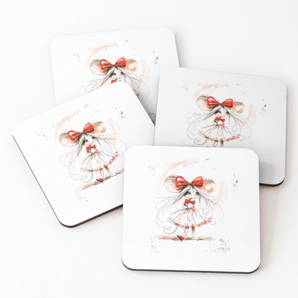 Item preview, Pretty Little Mouse Girl Fashion Sketch designed and sold by ArtbyJustis.
