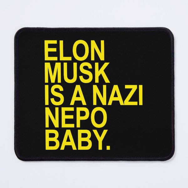 Item preview, Elon Musk is a Nazi nepo baby - Ayanna Pressley (yellow) designed and sold by Thelittlelord.