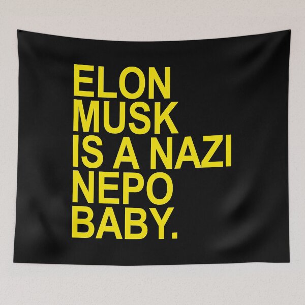 Item preview, Elon Musk is a Nazi nepo baby - Ayanna Pressley (yellow) designed and sold by Thelittlelord.