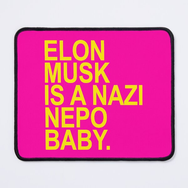 Item preview, Elon Musk is a Nazi nepo baby - Ayanna Pressley (yellow 2) designed and sold by Thelittlelord.