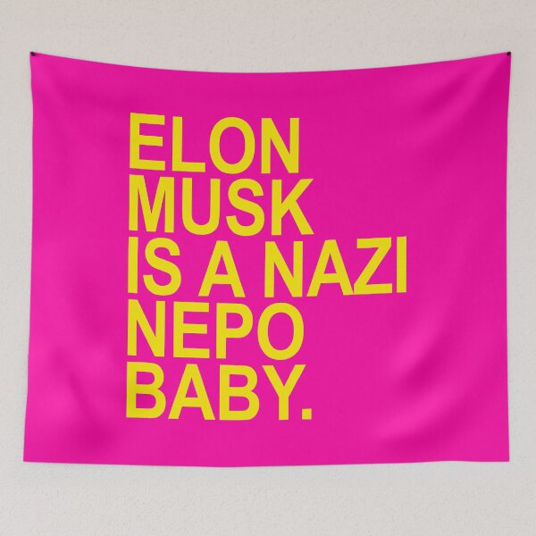 Item preview, Elon Musk is a Nazi nepo baby - Ayanna Pressley (yellow 2) designed and sold by Thelittlelord.