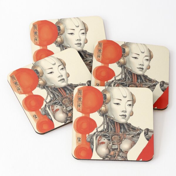 Item preview, Robot Shunga Erotic Art Hybrid Imitation | #61 designed and sold by NickWhittleArt.