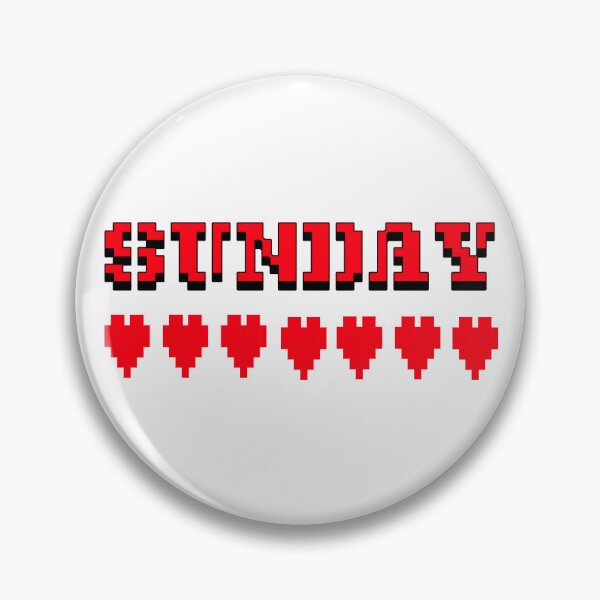 Item preview, SUNDAY designed and sold by StickersPort.