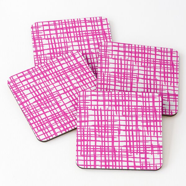 Item preview, Gouache abstract grid - magenta designed and sold by wackapacka.