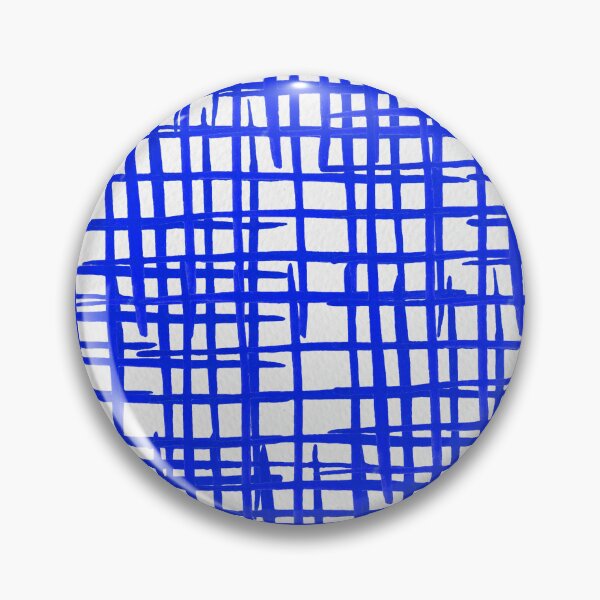 Item preview, Gouache abstract grid - blue designed and sold by wackapacka.