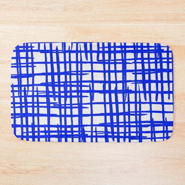 Item preview, Gouache abstract grid - blue designed and sold by wackapacka.