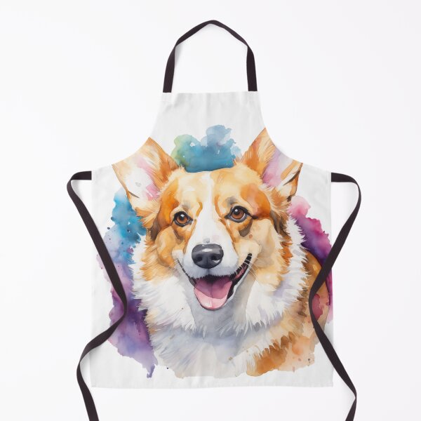 Item preview, Colorful Pembroke Welsh Corgi Watercolor Art designed and sold by doglovershirts.