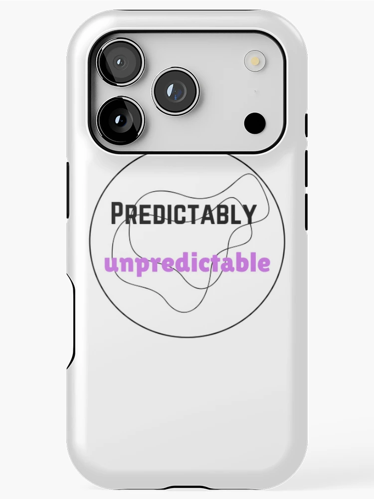 Thumbnail 1 of 4, iPhone Case, Predictably Unpredictable designed and sold by Monem-RASH.