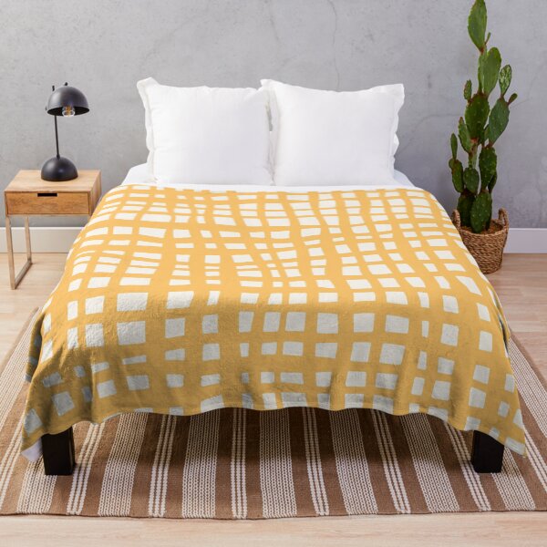 Item preview, Retro grid pattern - pastel yellow designed and sold by wackapacka.