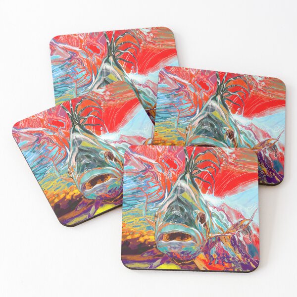 Item preview, Rooster fish red designed and sold by TrevorHawkinsArt.