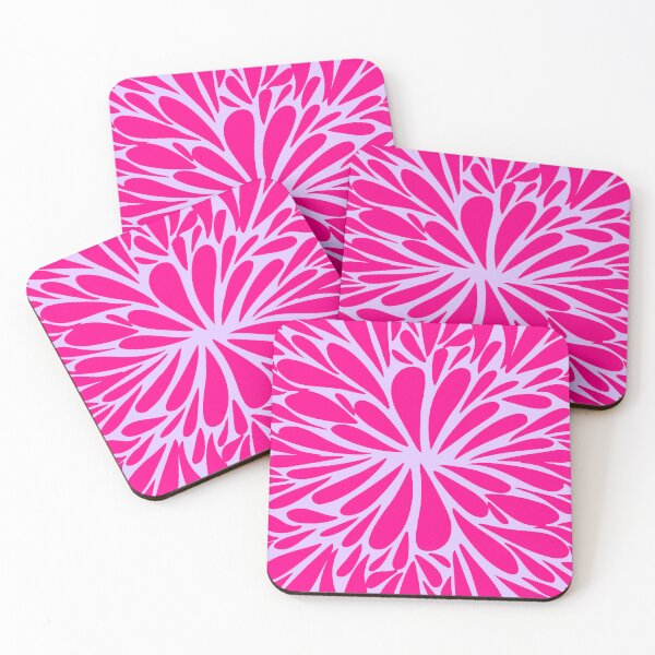 Item preview, Vibrant abstract floral burst - magenta and violet designed and sold by wackapacka.