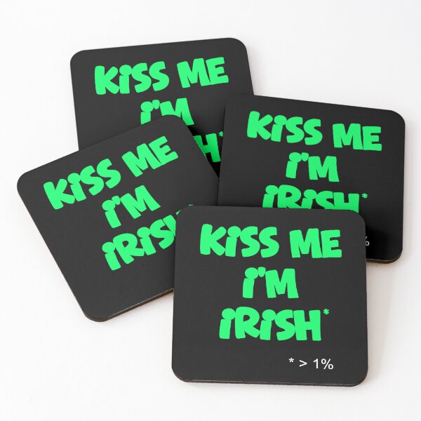 Item preview, Kiss Me, I'm (Greater Than 1%) Irish – Funny St. Patrick's Day Shirt designed and sold by eh-stuff.