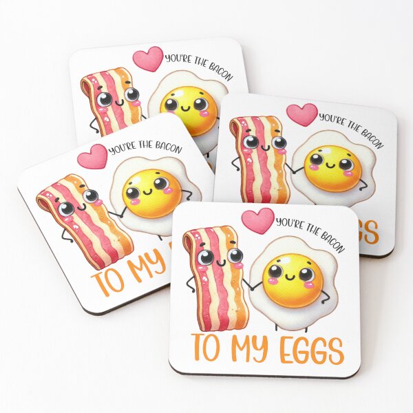 Item preview, You are Bacon to my Eggs. designed and sold by AnlizArtShop.