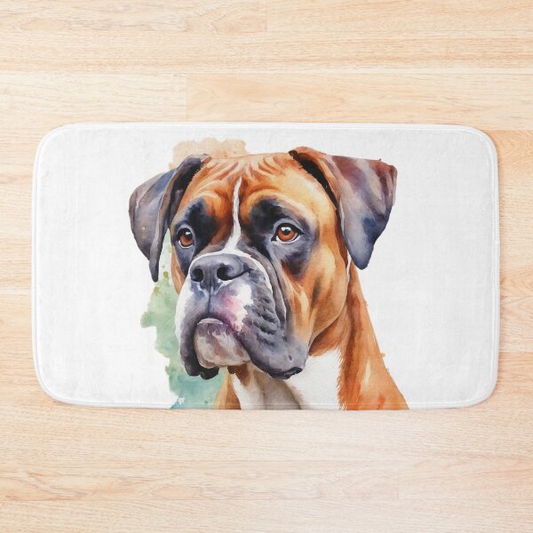 Item preview, Colorful Boxer Watercolor Art designed and sold by doglovershirts.