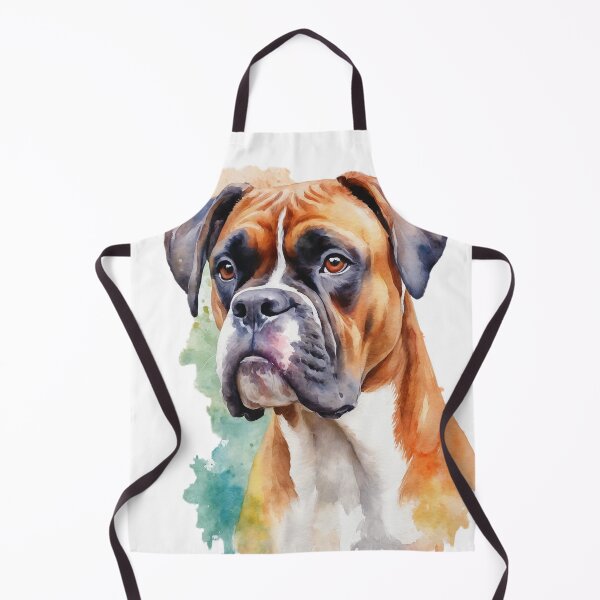 Item preview, Colorful Boxer Watercolor Art designed and sold by doglovershirts.