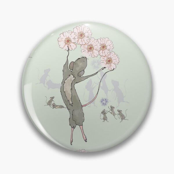 Item preview, Mouse juggling gerber daisies designed and sold by just3notes.